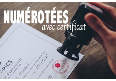 Numérotées avec certificat